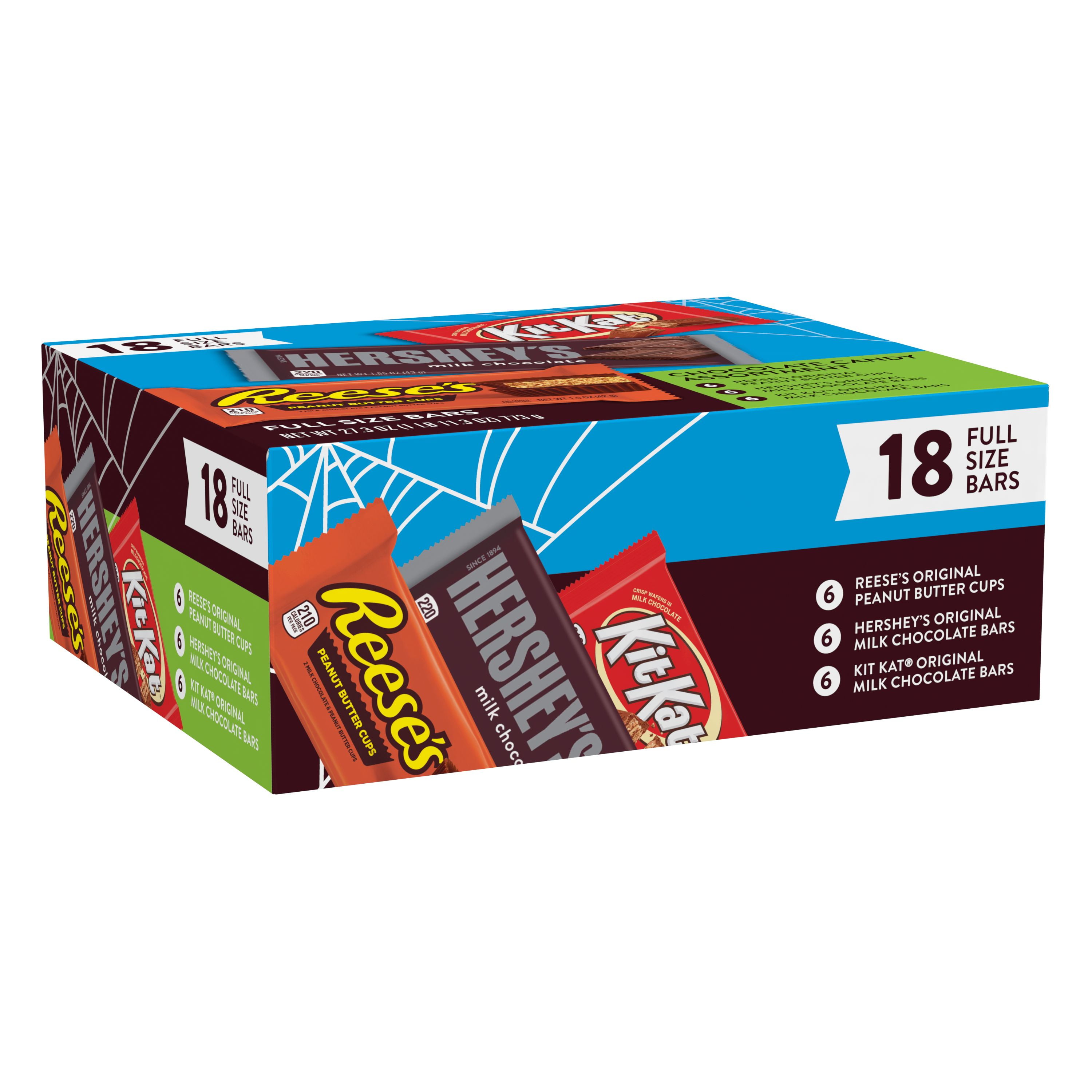 Hershey�s, Halloween Chocolate Full Size Candy Bars Variety Pack, 27.3
