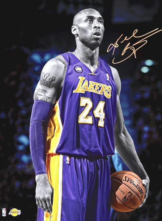 Kobe Bryant Los Angeles Lakers Poster Wall Art  Print Wall Decor 