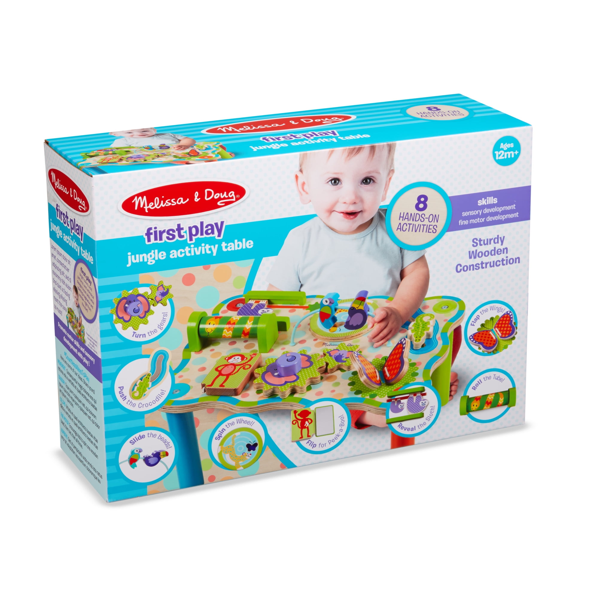 melissa & doug first play jungle activity table