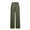 Army Green, variant on AherBiu Business Casual Pants for Women Drawstring High Waisted Straight Leg Office Work Trousers