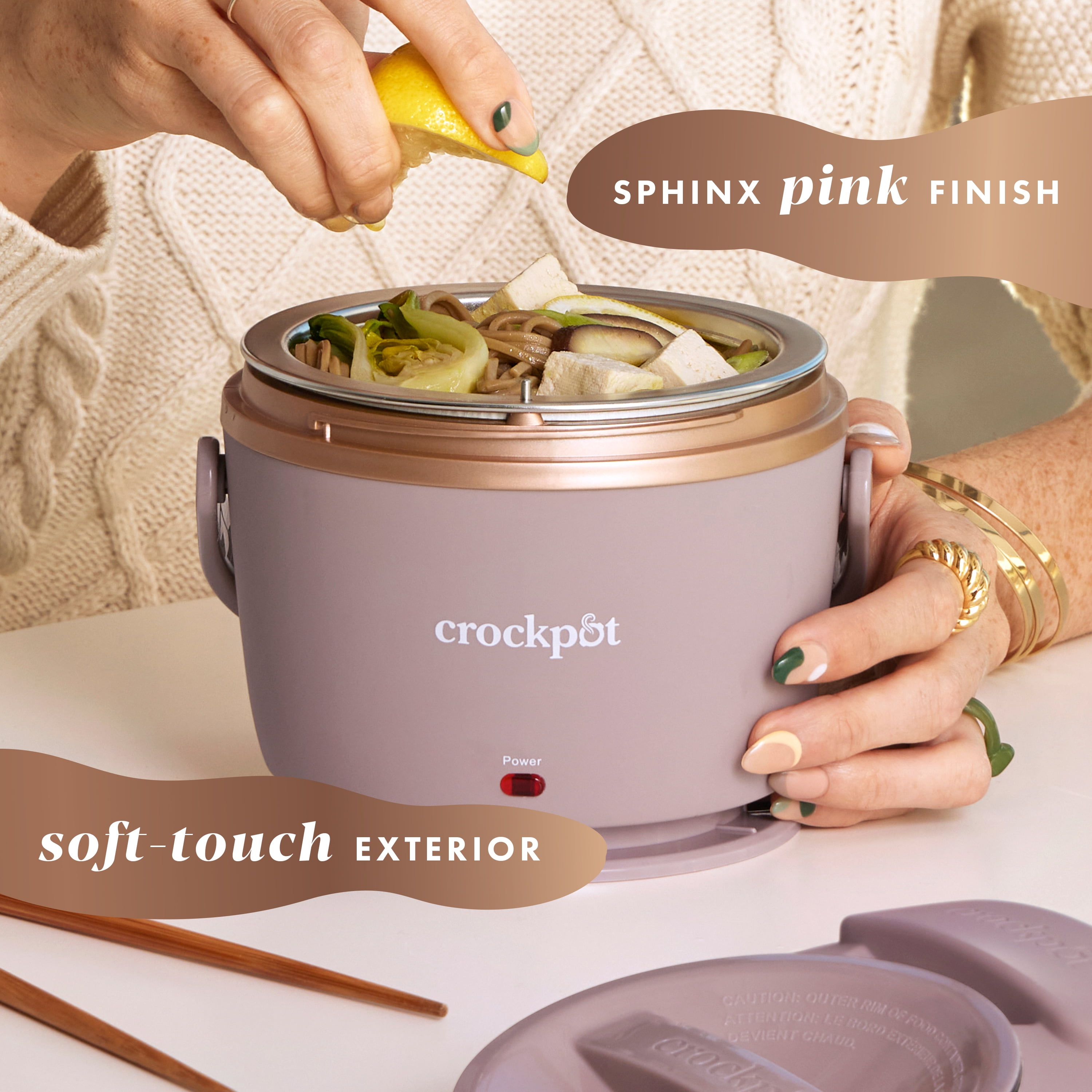 Crockpot 20oz On-the-go Personal Food Warmer - Pink : Target