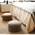 thumbnail image 5 of Pouf Rond Tabourets Confortables Ottoman Coussin de Sol Repose-Pieds Mobile Lavable pour Salon, 5 of 5