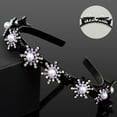 thumbnail image 4 of Women Girls Butterfly Flower Double Layer Twist Braid Headband Accessories B9O3, 4 of 9