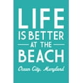 thumbnail image 5 of Ocean City, Maryland, Life is Better at the Beach, Simply Said, Lantern Press, Premium Playing Cards, 52 Card Deck with Jokers, USA Made, 5 of 5