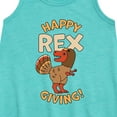 thumbnail image 2 of Instant Message - Happy Rex Giving - Toddler & Youth Girls A-line Dress, 2 of 5