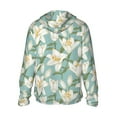 thumbnail image 2 of Picia Lilies Flowers Women's Men's UPF 50+ Sun Protection Hoodie Shirt Long Sleeve SPF Fishing Outdoor UV Hiking Lightweight Shirts-Small, 2 of 9