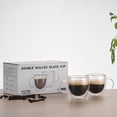 thumbnail image 2 of Coffee Cup Transparent Cups Glass Mugs Milk 150ML High Borosilicate Double-Layer Juice Double Layer, 2 of 5