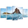 thumbnail image 2 of Ice and Rocks of Lake Baikal - Large Seascape Art Canvas Print, 2 of 3