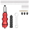 thumbnail image 2 of Adaptador de remachadora de Accesorios de fijación roscada de inserción automática Adaptador de de tuerca de remache eléctrico de 1 juego y tuerca de . Soledad accesorio de taladro de remache, 2 of 6
