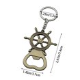 thumbnail image 3 of Llavero Abridor Vintage Llavero Barcos Timón Llavero para Unisex Abridor Vela Llavero Abridor Cerveza, 3 of 7