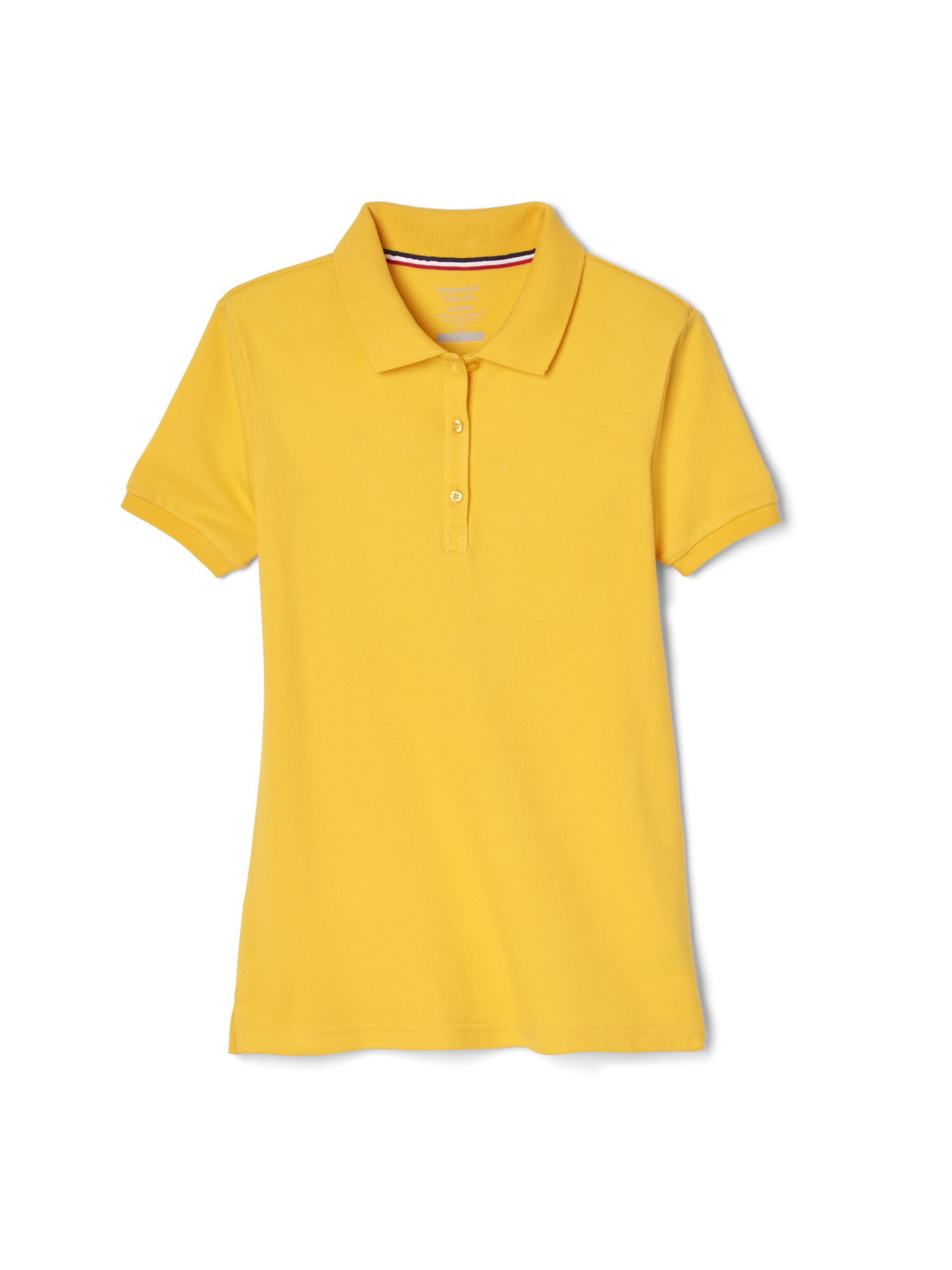 French Toast Girls Short Sleeve Stretch Pique Polo 