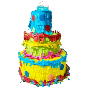 Way to Celebrate Three Tier Pinata Cake