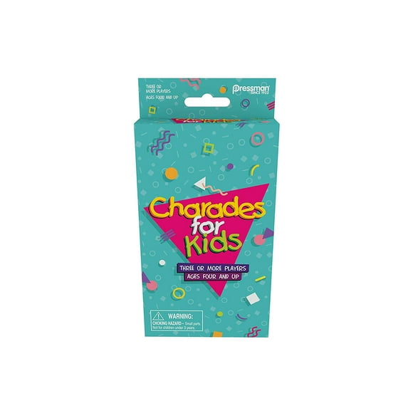 Games - Pressman Toy - Charades for Kids Retro (Peggable) New 9525