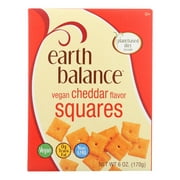 Earth Balance  Vegan Cheddar Flavor Squares, 6 oz Box (Pack of 6)