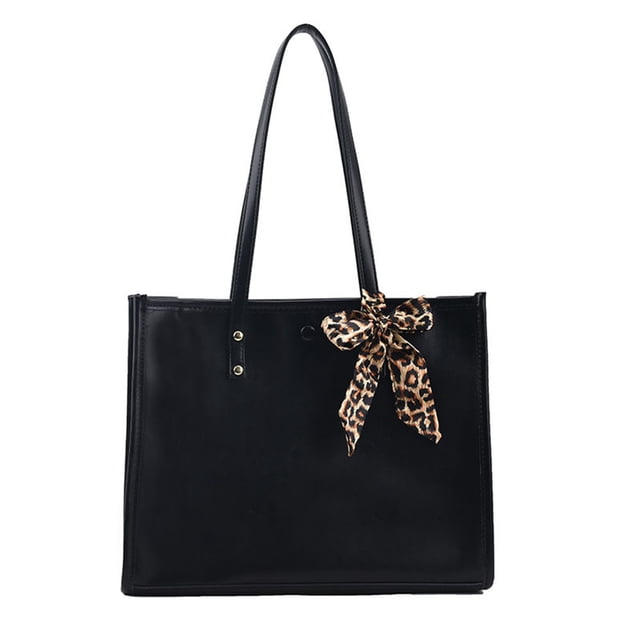 Hukapapa Bolso para mujer Bolso de mano de moda Bolsos de hombro Bolsos de mano con asa superior y bolsillo externonegro