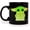The Child Stands-Black, variant on Silver Buffalo The Lord of The Rings Reactive Glaze Ceramic Camper Mug Featuring The Green Dragon, 20 Ounces