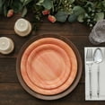 thumbnail image 2 of Efavormart 25 Pack | 10" Natural Farmhouse Wood Grain Paper Dinner Plates, Rustic Disposable Party Plates, 2 of 11