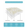 thumbnail image 5 of Yellow Flower Twin Size Down Alternative Comforter, Lightweight Comforter Quilt Bedding Set with Pillow Shams Vintage Farmhouse Boho Leaf Spring Plant All Seasons Bed Comforter Duvet Insert 68"x86", 5 of 7