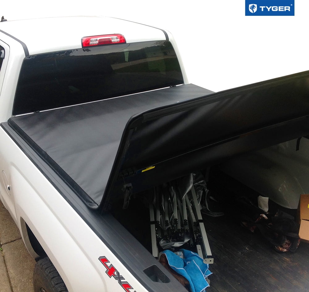 Tyger Auto T3 Tri Fold Truck Bed Tonneau Cover Tg Bc3c1007 Works With 2014 2019 Chevy Silverado Gmc Sierra 1500 2015 2018 Silverado Sierra 2500 3500 Hd Fleetside 6 5 Bed W O Utility Track Walmart Com Walmart Com