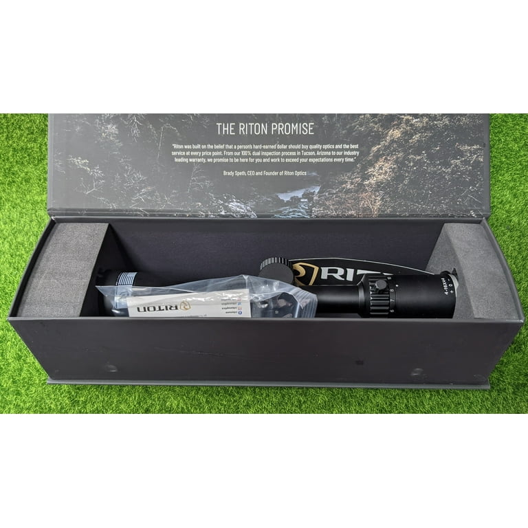 Riton X1 Primal 4-16x44mm Rifle Scope with Integrated Throw Lever
