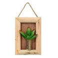 thumbnail image 2 of Ludlz Wall Hanging Planter Succulent , Decorative Freestanding Mount Holder for Air Plants,Artificial Succulent Beautiful Realistic Cute Wall Hanging Potted Simulation Succulent for Indoor, 2 of 8