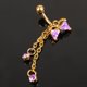 thumbnail image 4 of Anillos para el ombligo inverso, piercings sexys para mujer con lazo en el ombligo, 4 of 5