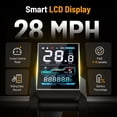 thumbnail image 6 of Jasion YR20 750W Electric Bike, 48V 20Ah E-Mountain Bike for Adult, Class 3 Fat Tire 20 Inch Off-Road Electric Bicycle with Hydraulic Brake, 80 Miles Moped Style Ebike with speedometer, UL2849, 6 of 9