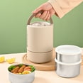 thumbnail image 2 of Conteneur à Lunch Isolé Boîte à Lunch Thermique Conteneur Alimentaire Isolé en Acier Inoxydable Boîte à Lunch Thermique Conteneur à Lunch Isolé Multicouche 304, 2 of 7