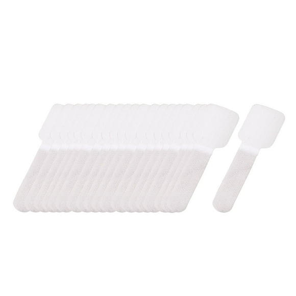 Universal Appliance Cable Winder Management Wire Cable Organizer Sticky Cord Wrapper Cable Holder for Office, Data Centers, Blender , 20 piezas blanco shamjiam Enrollador de cables