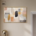 thumbnail image 3 of Eleanada Modern Abstract Geometric Canvas Wall Art by Art Remedy, Gold Floater Frame, 45"x30", 3 of 7