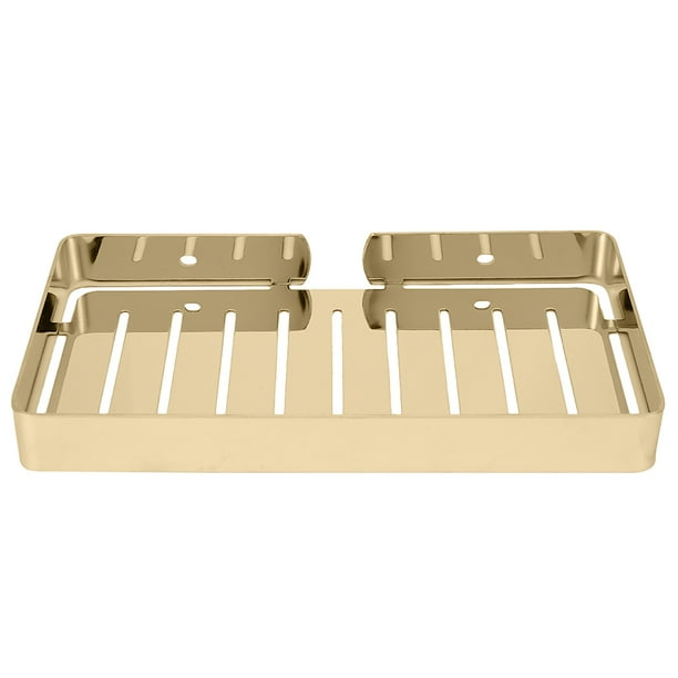 Jabonera, soporte de pared de acero inoxidable, estante de drenaje de jabón, estante de jabón, diseño aerodinámico