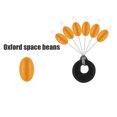 thumbnail image 2 of Juego de espacio de 10 grupos Tapón de frijoles de silicona Flotador de cebo de pesca Naranja 60 piezas JShteea Para Estrenar, 2 of 8