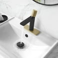 thumbnail image 1 of Stylish Single-Hole Bathroom Plate in Brushed Gold Finish A-801G, 1 of 8