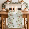 thumbnail image 2 of Table Runner 70 Inches Long for Kitchen Dining, Spring Green Flowers Dresser Scarf Farmhouse, Dining Table Decorations for Wedding/Parties, Watercolor Floral Botanical 13 x 70 In, 2 of 8