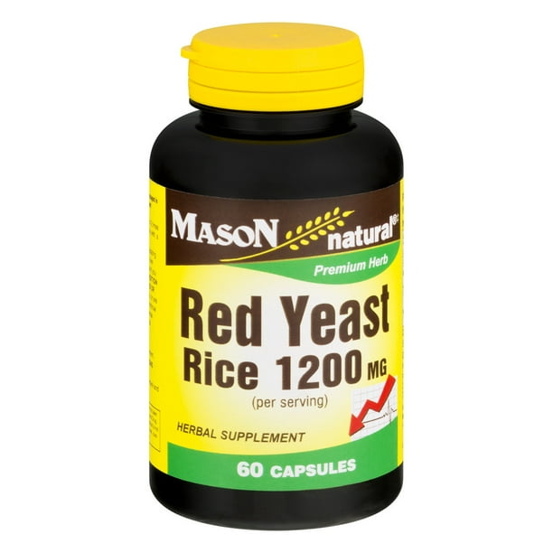 Mason Natural Red Yeast Rice 1200, Capsules