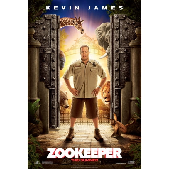 Zookeeper Movie Poster 24x36 Art Poster 24x36 Unframed, Age: Adults, Rectangle Poster Time