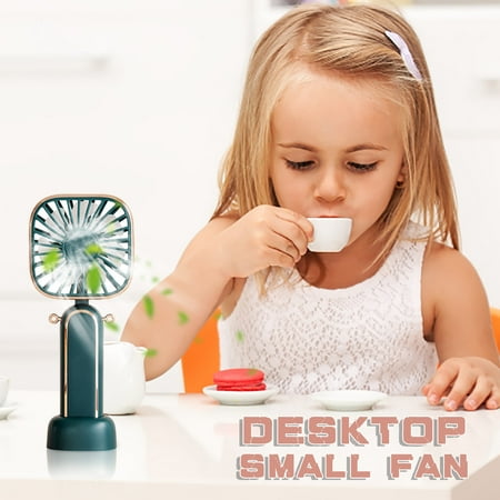 

CYMMPU Fans Clearance Electric Fan Mini Desktop Portable Electric Fan Handheld Fan Usb Rechargeable Hanging Neck Small