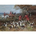 thumbnail image 3 of Hardy, Heywood 18x14 Black Modern Framed Museum Art Print Titled - Hunters and Hounds, 3 of 5