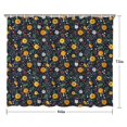 thumbnail image 5 of Pioneer Flower Floral Print Pattern Shower Curtain 84”x72", Bathroom Decorative Shower Curtain Set with 12 Hooks, Waterproof Washable, 5 of 6