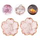 thumbnail image 4 of 6pcs vidrio fruta placa ensalada de cristal cuenco flor diseño joyería bandeja bandeja de almacenamiento, 4 of 8