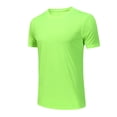 thumbnail image 3 of Mens Casual Short Sleeve T Shirt for Summer Outdoor Sports Loose Fit Breathable Workout Training Tee with Crew Neck Mens Compression T Shirt T Shirts for Men, Size XL, 3 of 5