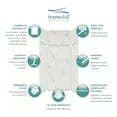 thumbnail image 3 of Transolid Ewkx363696 Expressions 36" W X 36" D X 96" H Six Panel Shower Wall Kit - Bianca, 3 of 6