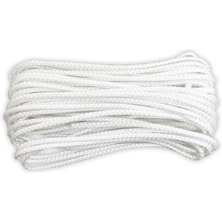 

POLYPRO 3/16 X 50 Diamond Braided Nylon Multi-Purpose Rope With 90 Pound Working Load Capacity - TA87316-050