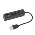 thumbnail image 1 of Hub de EE. UU., concentrador USB 2.0, tarjeta de memoria, concentrador multipuerto USB, concentrador USB altamente versátil, 1 of 8