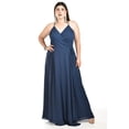 thumbnail image 1 of Vestido largo de fiesta Roman Fashion /Tallas Extras, 2008 (Azul marino) azul marino 40, 1 of 6