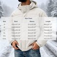 thumbnail image 5 of Hooded Puffer Jacket Men Solid Color Windproof Zip Up Winter Coat,Warm Thick Padded Outerwear with Pockets, 5 of 8
