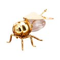 thumbnail image 3 of Luzkey Bee Shaped Honey Jar Multiuse Canister Lightweight Practical Sugar Pots Seasoning Storage Pot for Festive Restaurant Tea Time Golden, 3 of 8