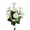 White, variant on Handmade Silk Artificial Gerbera Bouquet for Independence Day Decor Red 18.11 Inches 1 Count