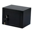 thumbnail image 2 of Caja de seguridad con cerradura para casa, oficina, hotel, contenedor de metal personal pequeño con llaves para joyas, depósito de dinero práctico, 2 of 8