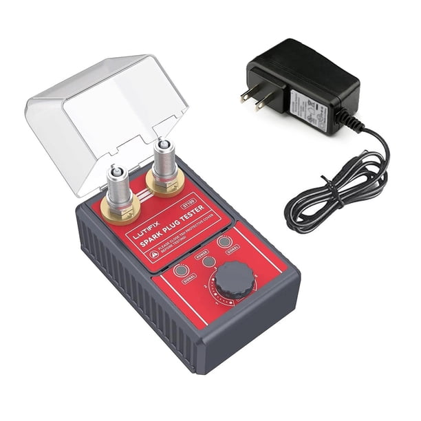 Probador de bujías LUTIFIX Automotive con doble orificio, 0-6000 rpm